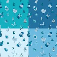 Easter Seamless Pattern N19