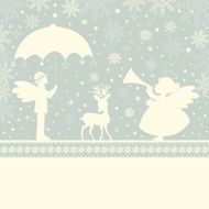 Greeting Christmas card N5