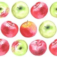 lovely autunm apple pattern