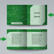 Brochure template with abstract background N27