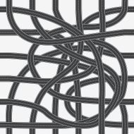 Road patterns for making seamless wallpapers