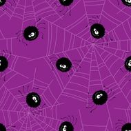 Halloween seamless pattern background vector illustration N6