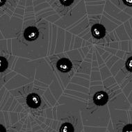 Halloween seamless pattern background vector illustration N7