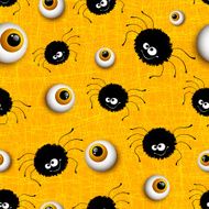 Halloween seamless pattern background vector illustration N9