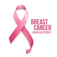 Breast Cancer Awareness Ribbon Background Vector illustration N6