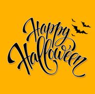 Happy Halloween message design background Vector illustration