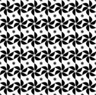 Black and white geometric seamless pattern N10