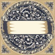 Ornate vintage decorative design N6