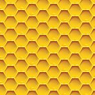 Honeycomb colorfull Seamless pattern honeycombs with honey drops inside