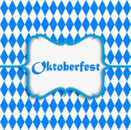 Oktoberfest Blue Background Vector Illustration N6
