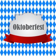 Oktoberfest Blue Background Vector Illustration N7