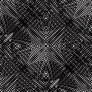 Geometric monochrome stripy overlay seamless pattern black