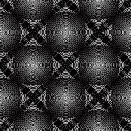 Black and white vector ornamental pattern seamless art backdrop N4