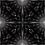 Geometric monochrome stripy overlay seamless pattern black N5