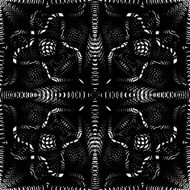 Ornate vector monochrome abstract background N5