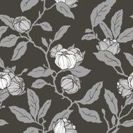 Seamless Pattern with floral ornament N27
