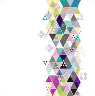 Abstract colorful and creative geometric background vector N2