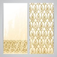 Flayers with arabesque decor N2