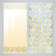 Flayers with arabesque decor N3