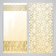 Flayers with arabesque decor N4