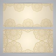 Flayers with arabesque decor N6