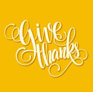 Happy Thanksgiving lettering Vector background N2