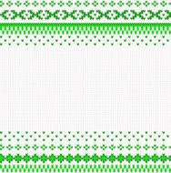 seamless green and white knitted background N3
