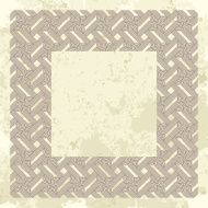 Template frame with pattern background Vector illustration N3
