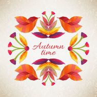 Autumn background Vector illustration