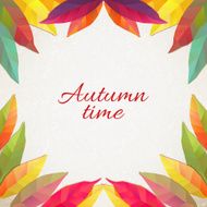 Autumn background Vector illustration N9