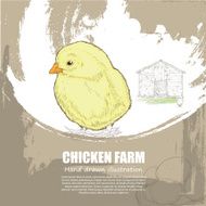 Chicken farm Background