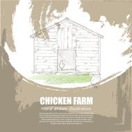 Chicken farm Background N2