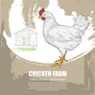 Chicken farm Background N3