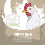 Chicken farm Background N4