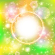 Abstract colorful bokeh background