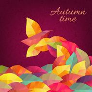 Autumn background Vector illustration N15
