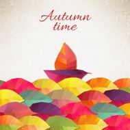 Autumn background Vector illustration N16