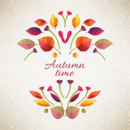 Autumn background Vector illustration N18
