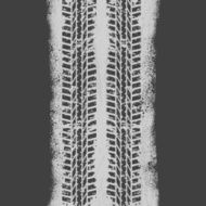 Grunge tire track