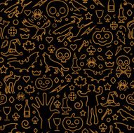 Halloween seamless pattern N39