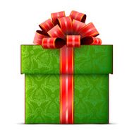Gift box isolated on white background