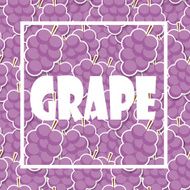 Background from Grapes Vector Illustration