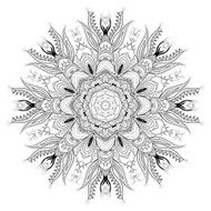 Mandala background Round Ornament Pattern Snowflakes