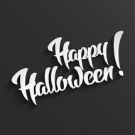 Happy Halloween- lettering Greeting Card N2