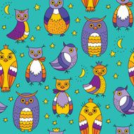 Background with owls N2