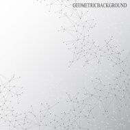 Grey graphic background dots with connections for your design Vector N2