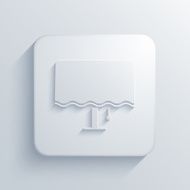 Vector modern night lamp light icon