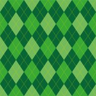 Argyle pattern green rhombus seamless texture N3