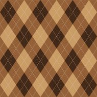 Argyle pattern brown rhombus seamless texture N2
