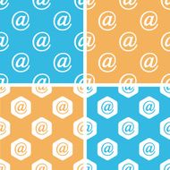 Email sign pattern set colored N2